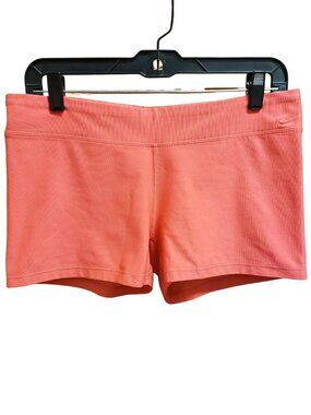 Nike Dri-FIT Women's Vibrant Coral Orange 3" Inseam Athletic Bike Shorts Size L